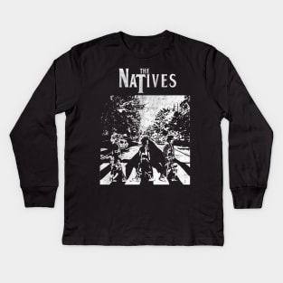 The Natives Abbey Road Native American Design Kids Long Sleeve T-Shirt